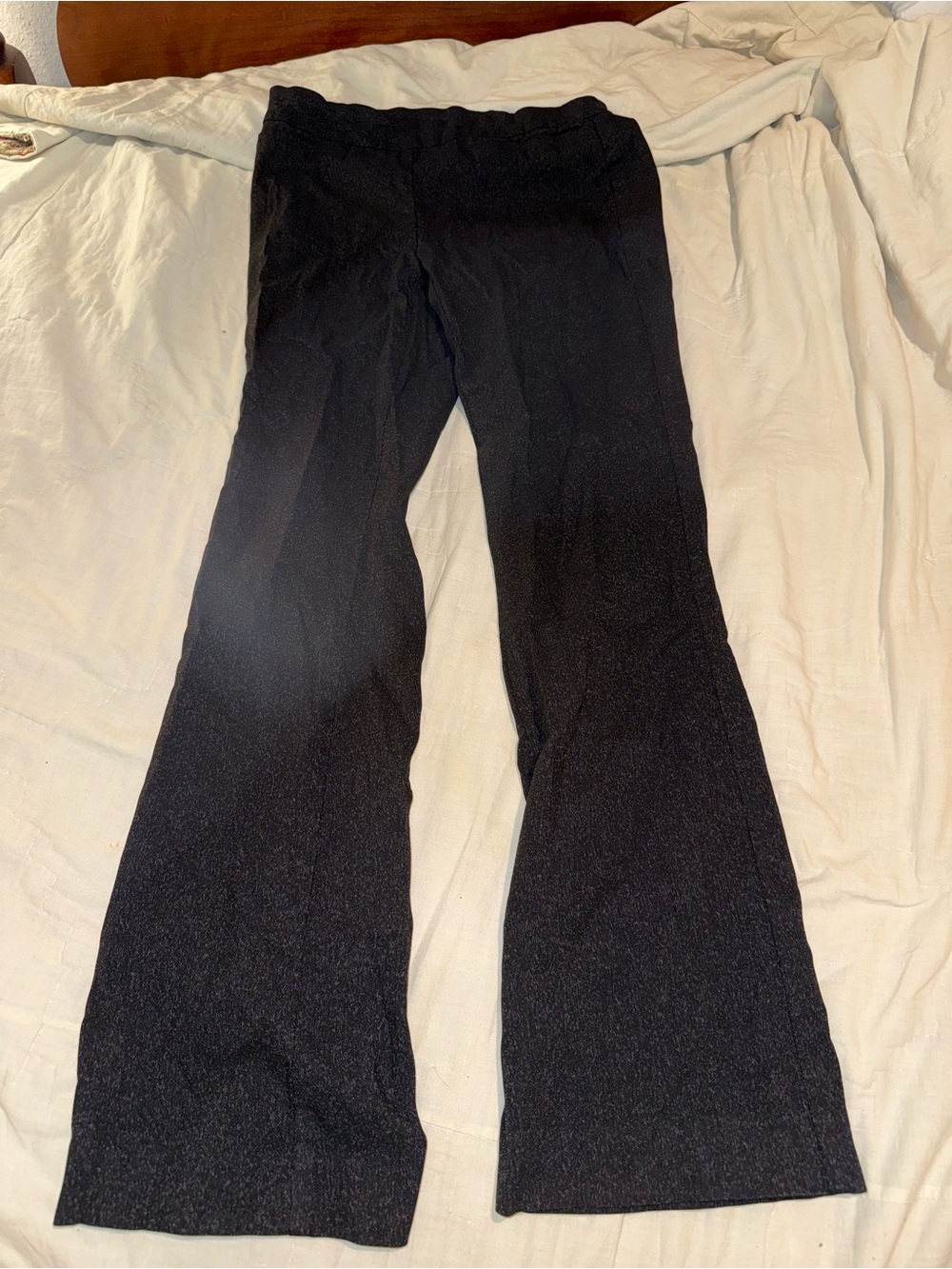 Van Heusen Black Stretch Bootcut Career Pants Size 4